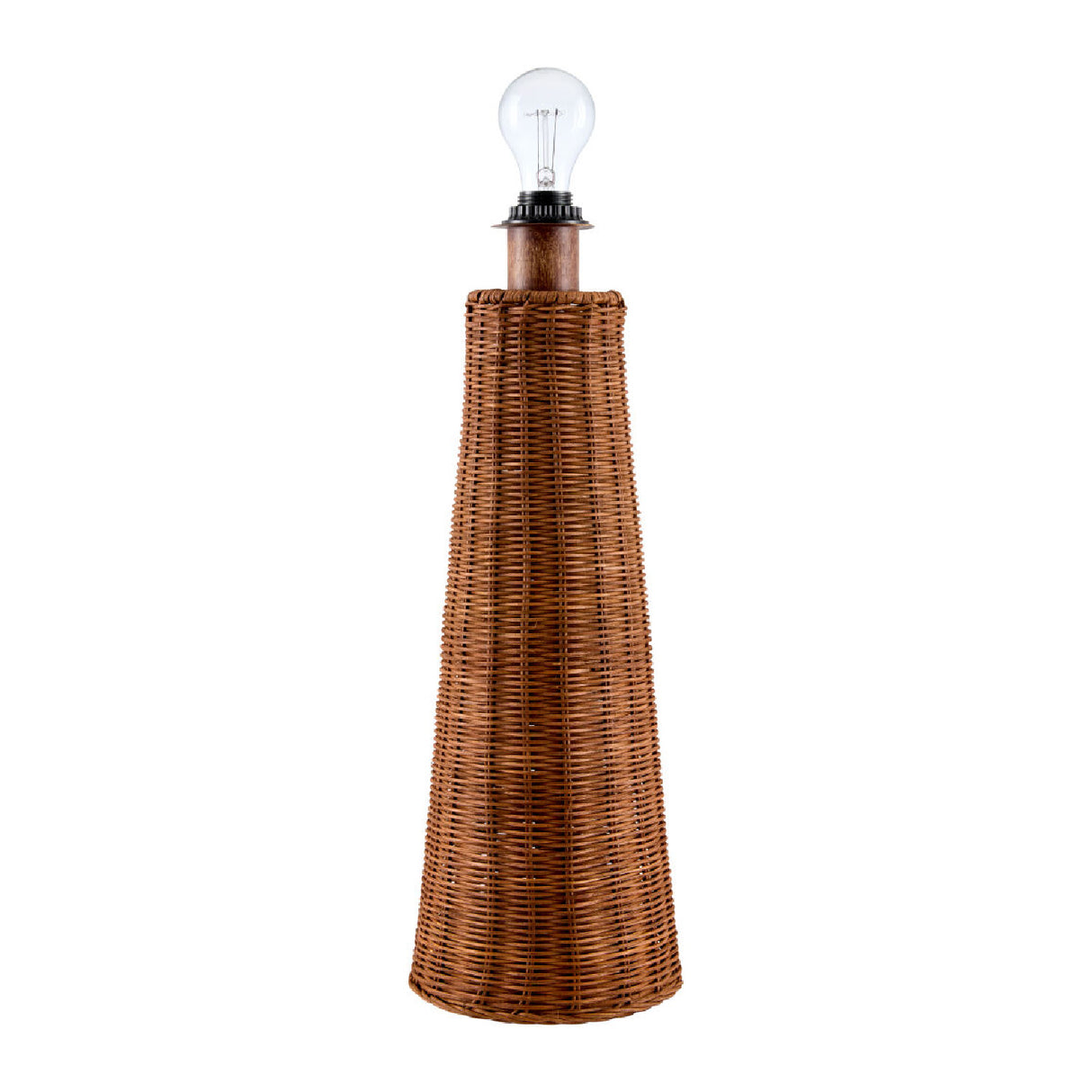 Modern European furniture - Empire Brown Rattan Table Lamp - www.oroa.com