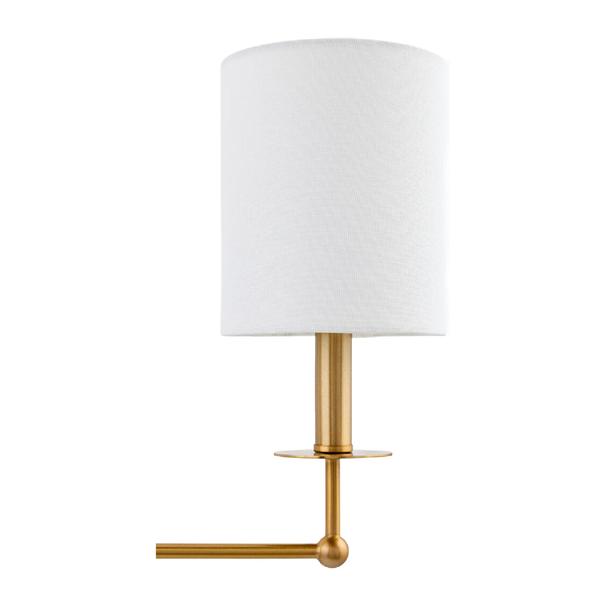 White Linen Shades Chandelier | Oroa.com