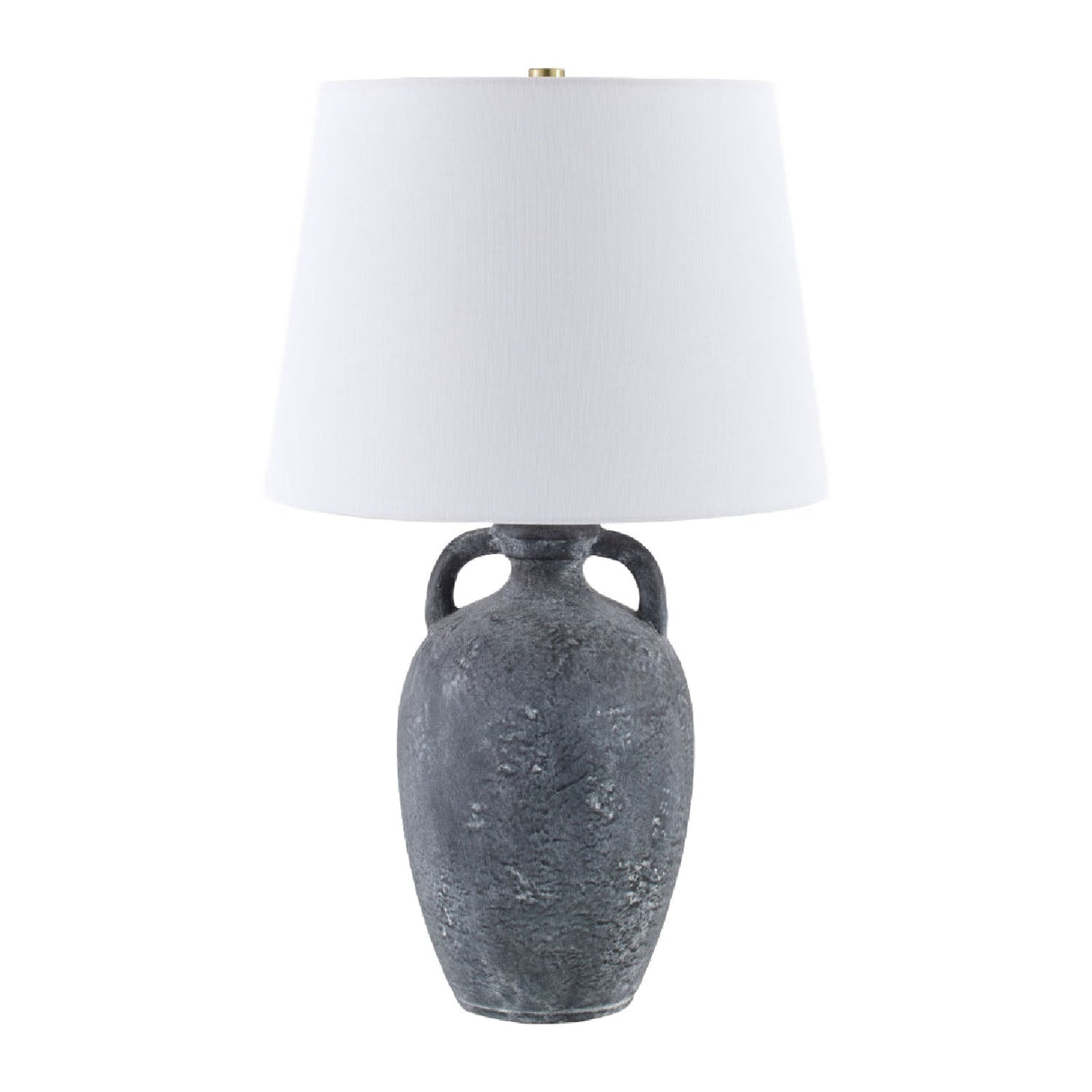 Modern European furniture - Black Ceramic Linen Table Lamp - www.oroa.com