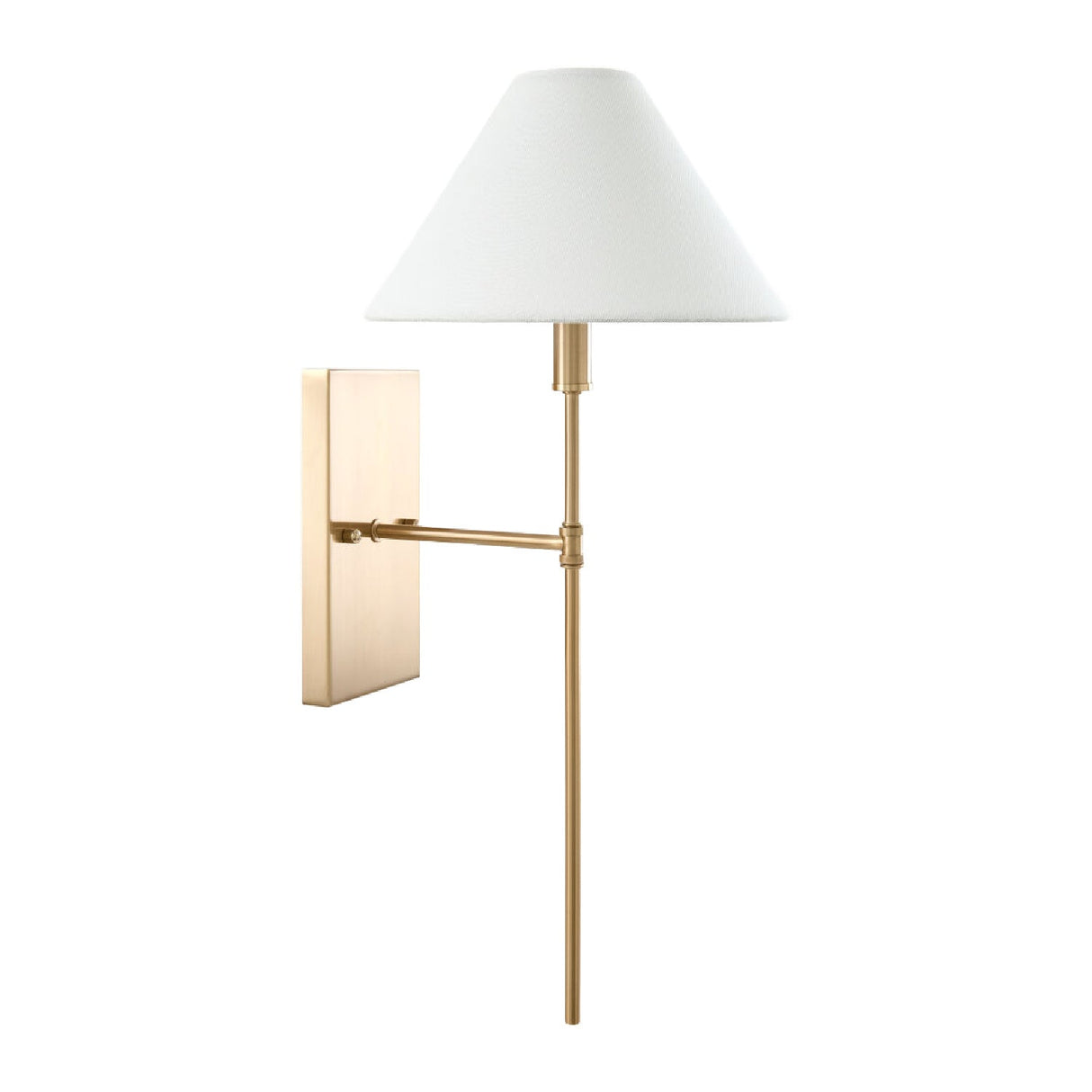Modern European furniture - Empire White Linen Wall Lamp - www.oroa.com