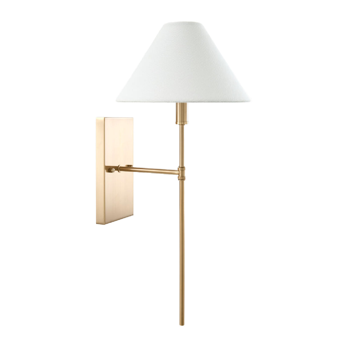 Modern European furniture - Empire White Linen Wall Lamp - www.oroa.com | Oroa.com