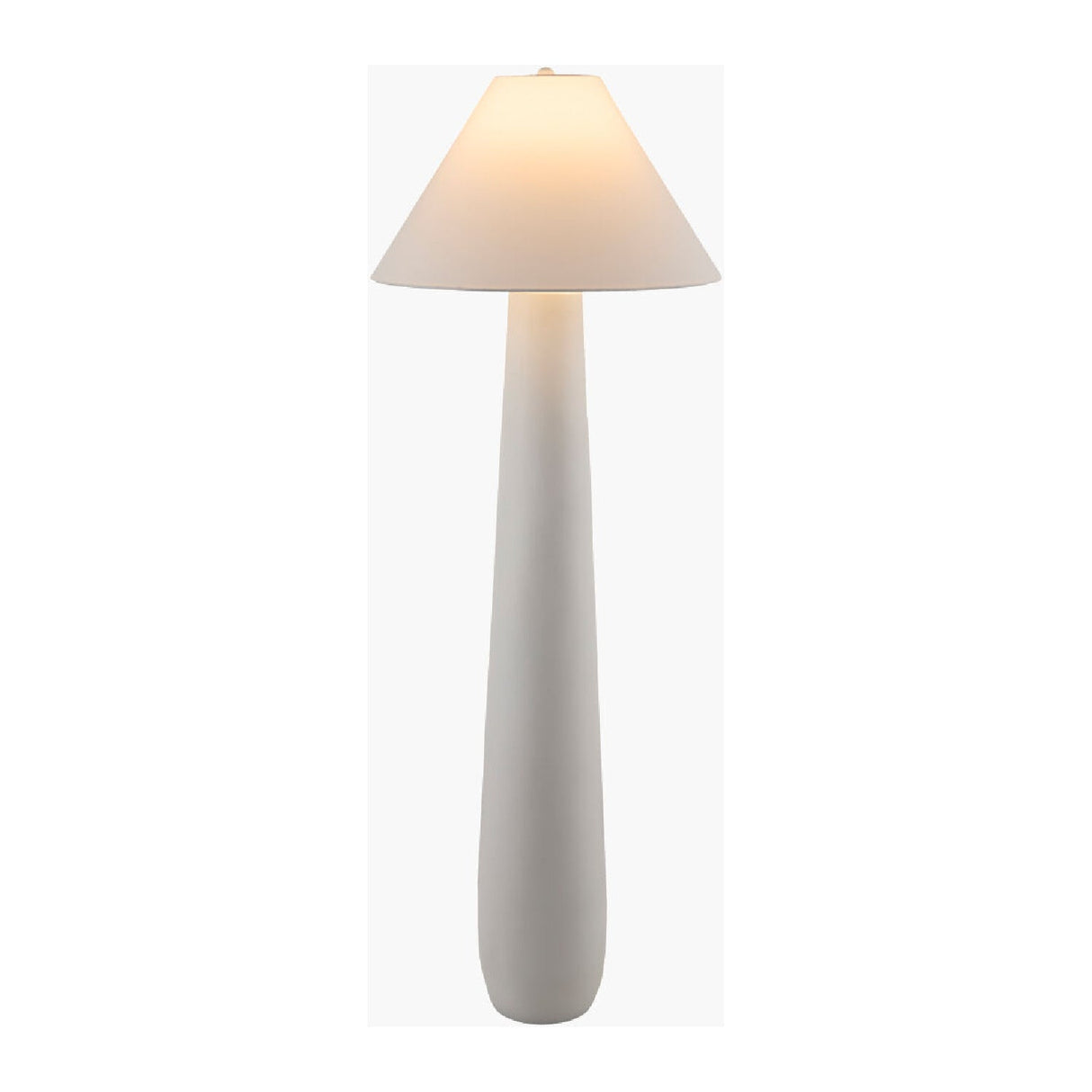 Modern European furniture - Empire Linen Shade Floor Lamp - www.oroa.com