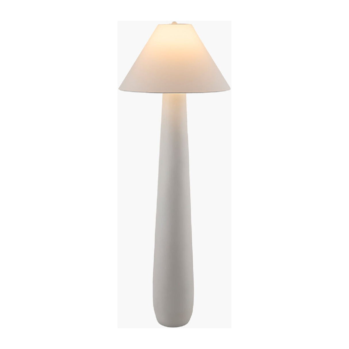 Modern European furniture - Empire Linen Shade Floor Lamp - www.oroa.com