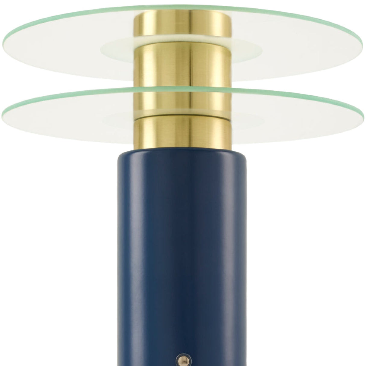 Modern European furniture - Clear Glass Discs Table Lamp - www.oroa.com