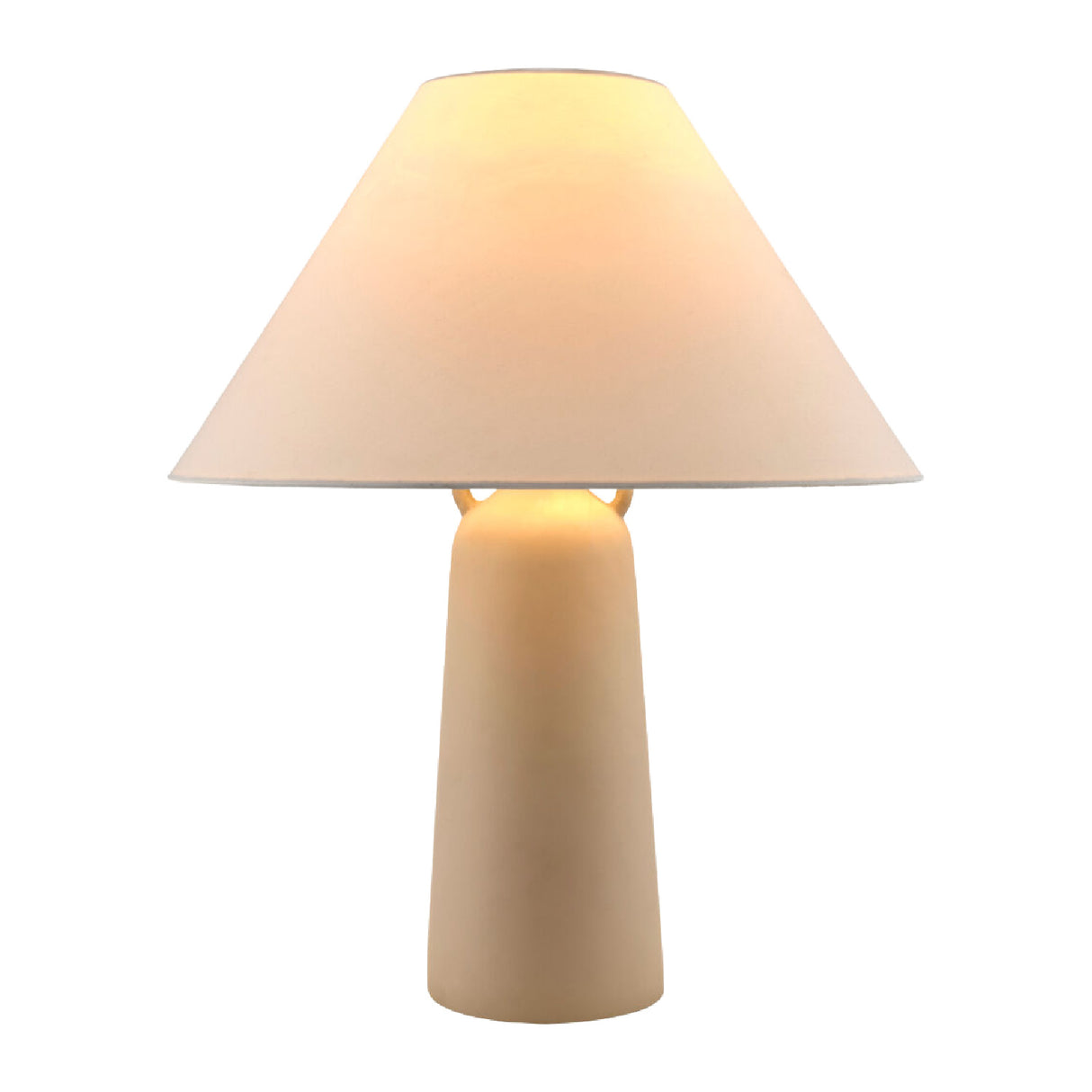 Modern European furniture - Hand-Painted Gray Concrete Table Lamp - www.oroa.com