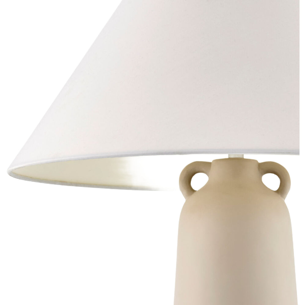 Modern European furniture - Hand-Painted Gray Concrete Table Lamp - www.oroa.com