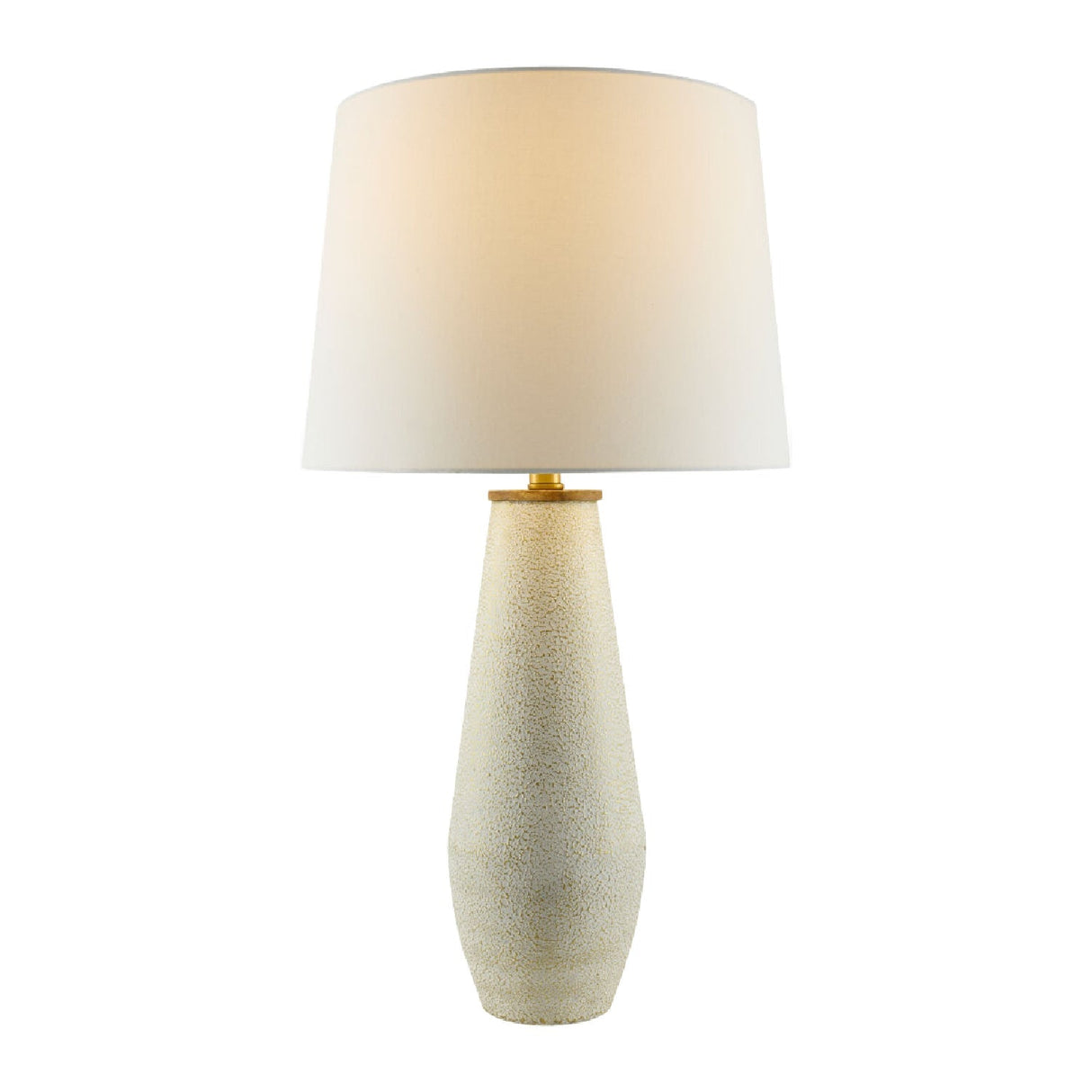 Modern European furniture - White Cotton Accent Table Lamp - www.oroa.com