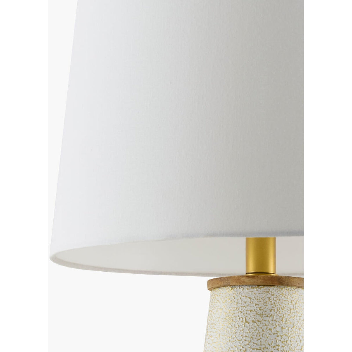Modern European furniture - White Cotton Accent Table Lamp - www.oroa.com