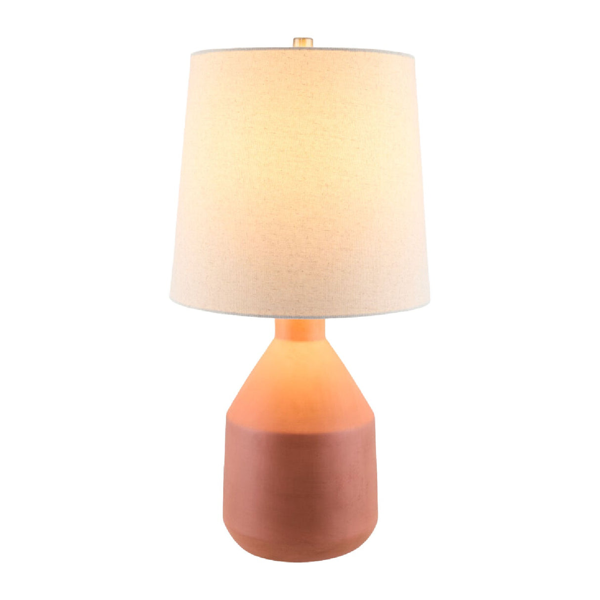 Modern European furniture - Painted Terracotta Ceramic Table Lamp - www.oroa.com