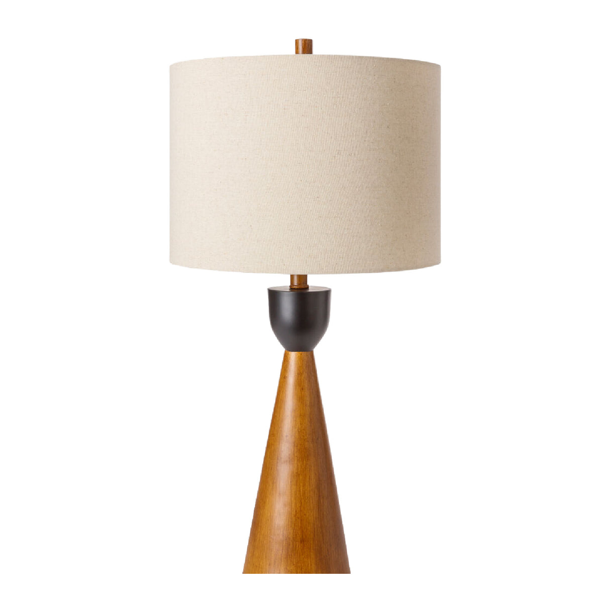 Modern European furniture - Beige Drum Linen Table Lamp - www.oroa.com
