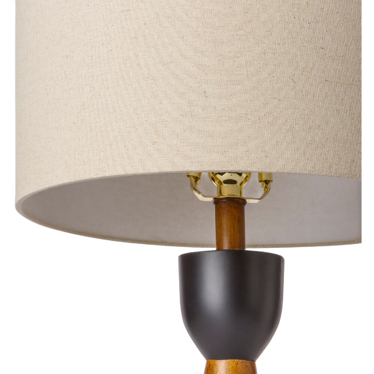 Modern European furniture - Beige Drum Linen Table Lamp - www.oroa.com