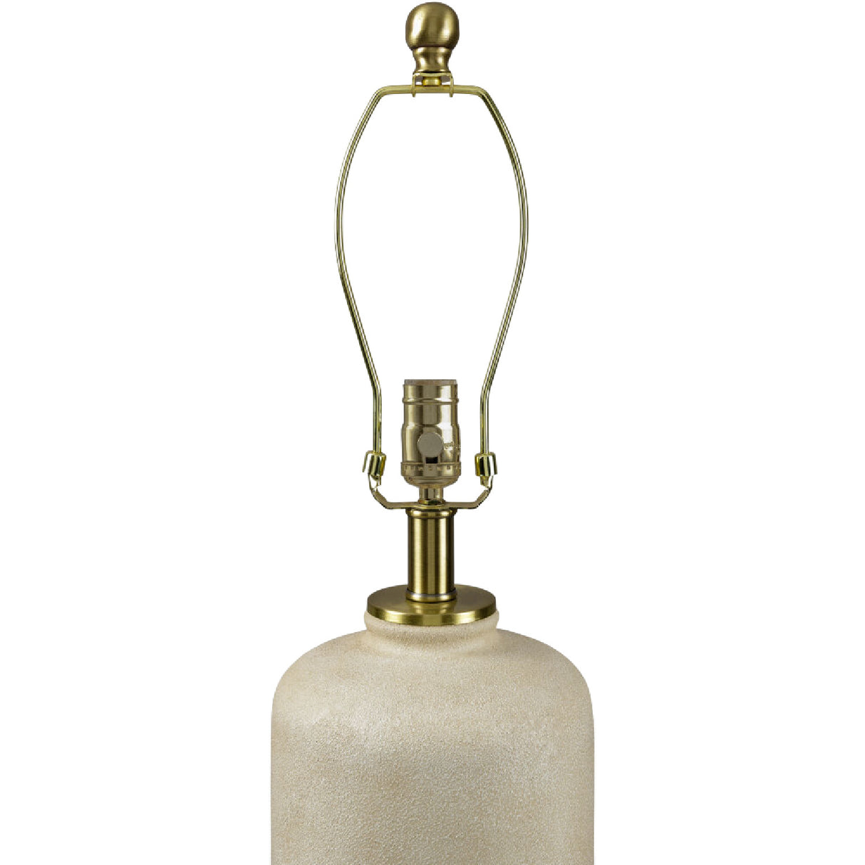 Modern European furniture - Neutral-Toned Ceramic Table Lamp - www.oroa.com
