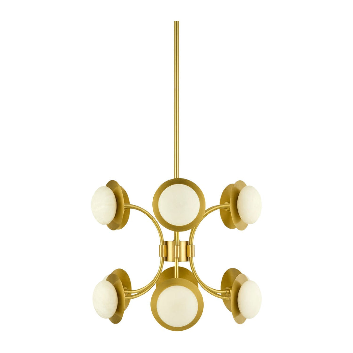 Modern European furniture - Gold 13-Light Pendant Lamp - www.oroa.com