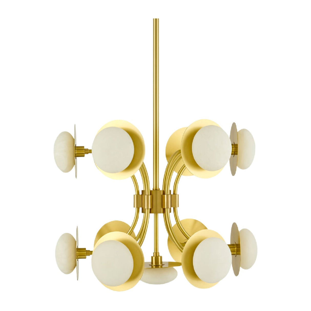 Modern European furniture - Gold 13-Light Pendant Lamp - www.oroa.com