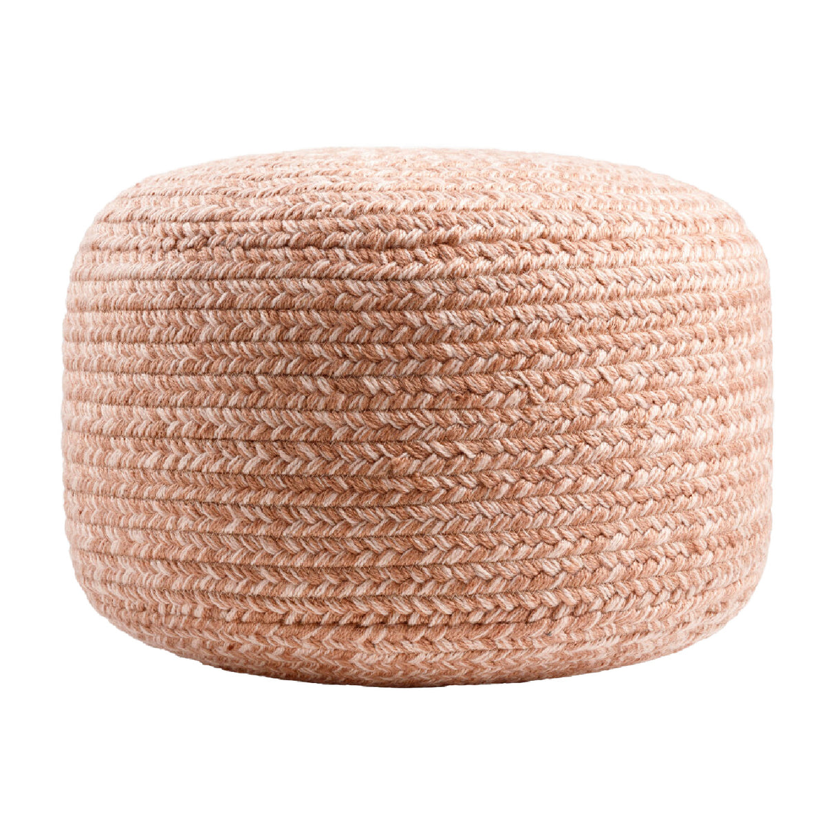 Modern furniture - Round Woven Outdoor Pouf - www.oroa.com