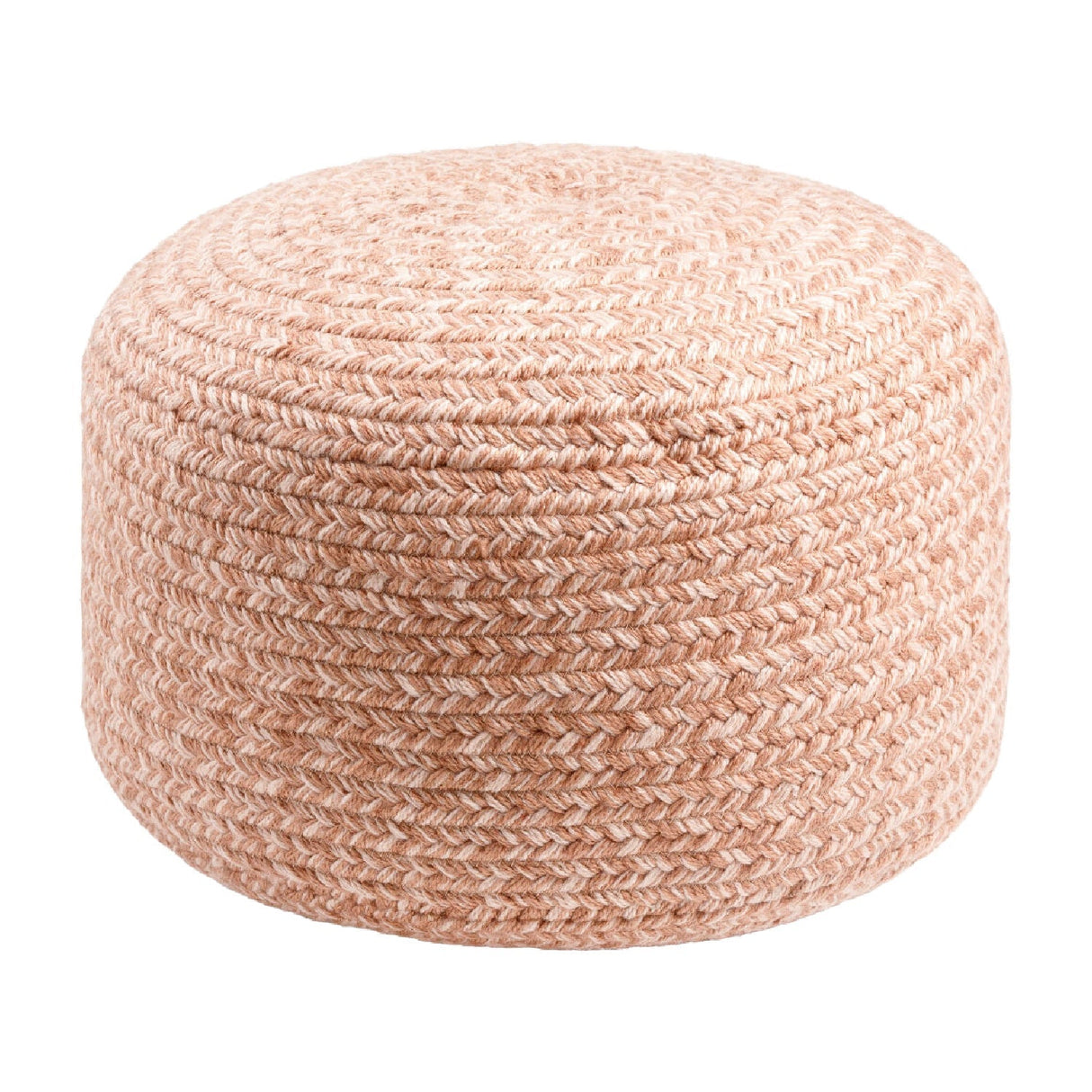 Modern furniture - Round Woven Outdoor Pouf - www.oroa.com