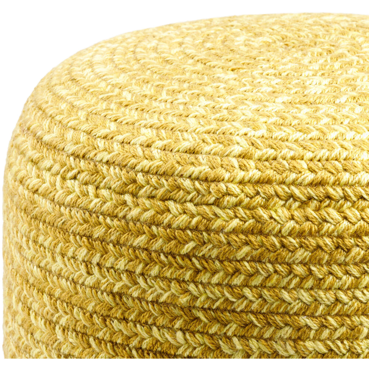 Modern furniture - Round Woven Outdoor Pouf - www.oroa.com