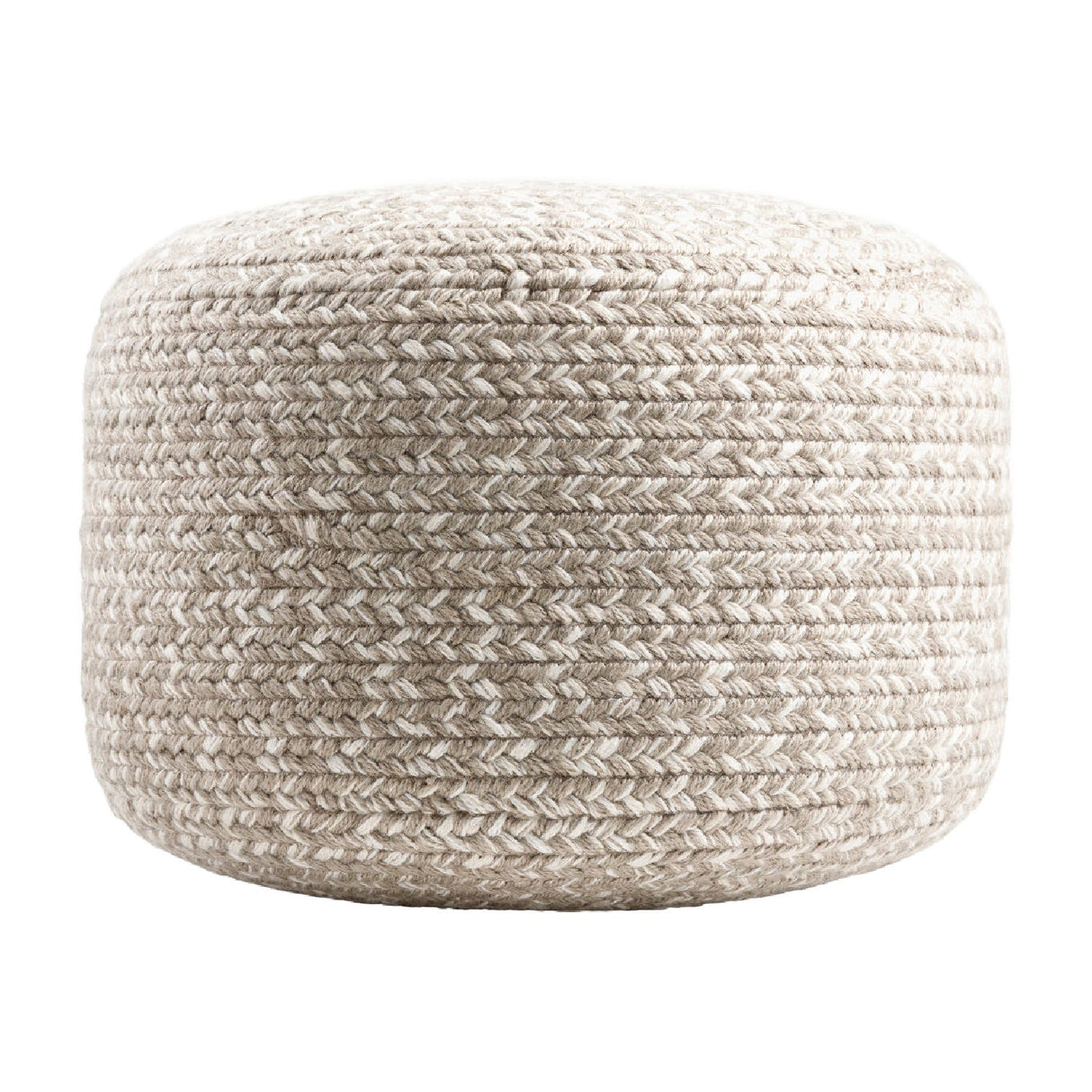 Modern furniture - Round Woven Outdoor Pouf - www.oroa.com