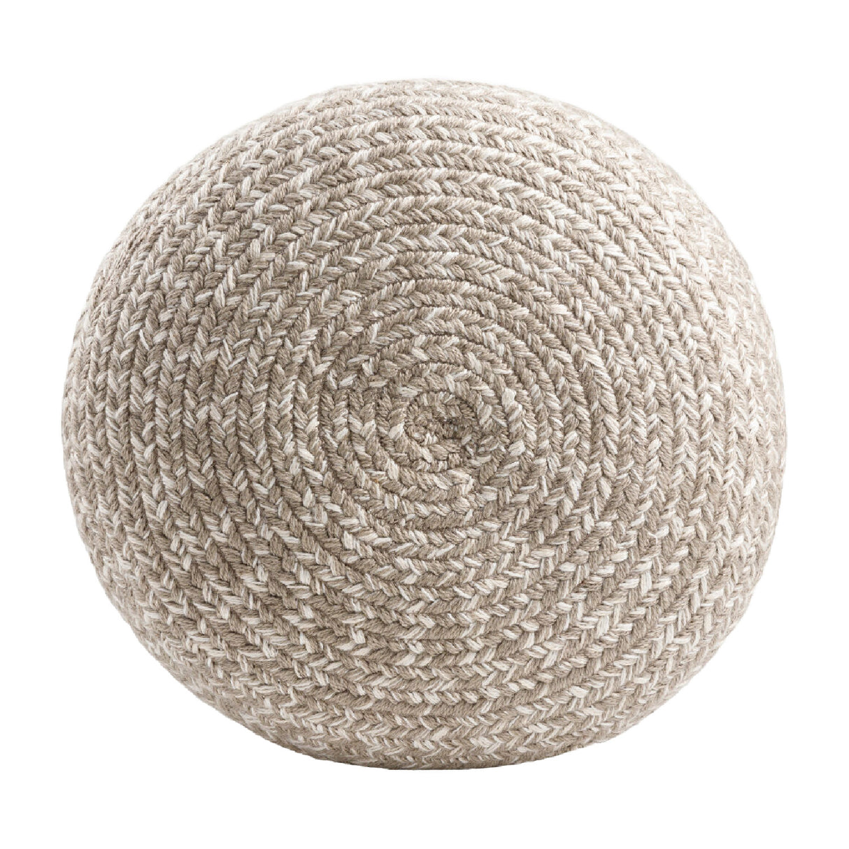 Modern furniture - Round Woven Outdoor Pouf - www.oroa.com