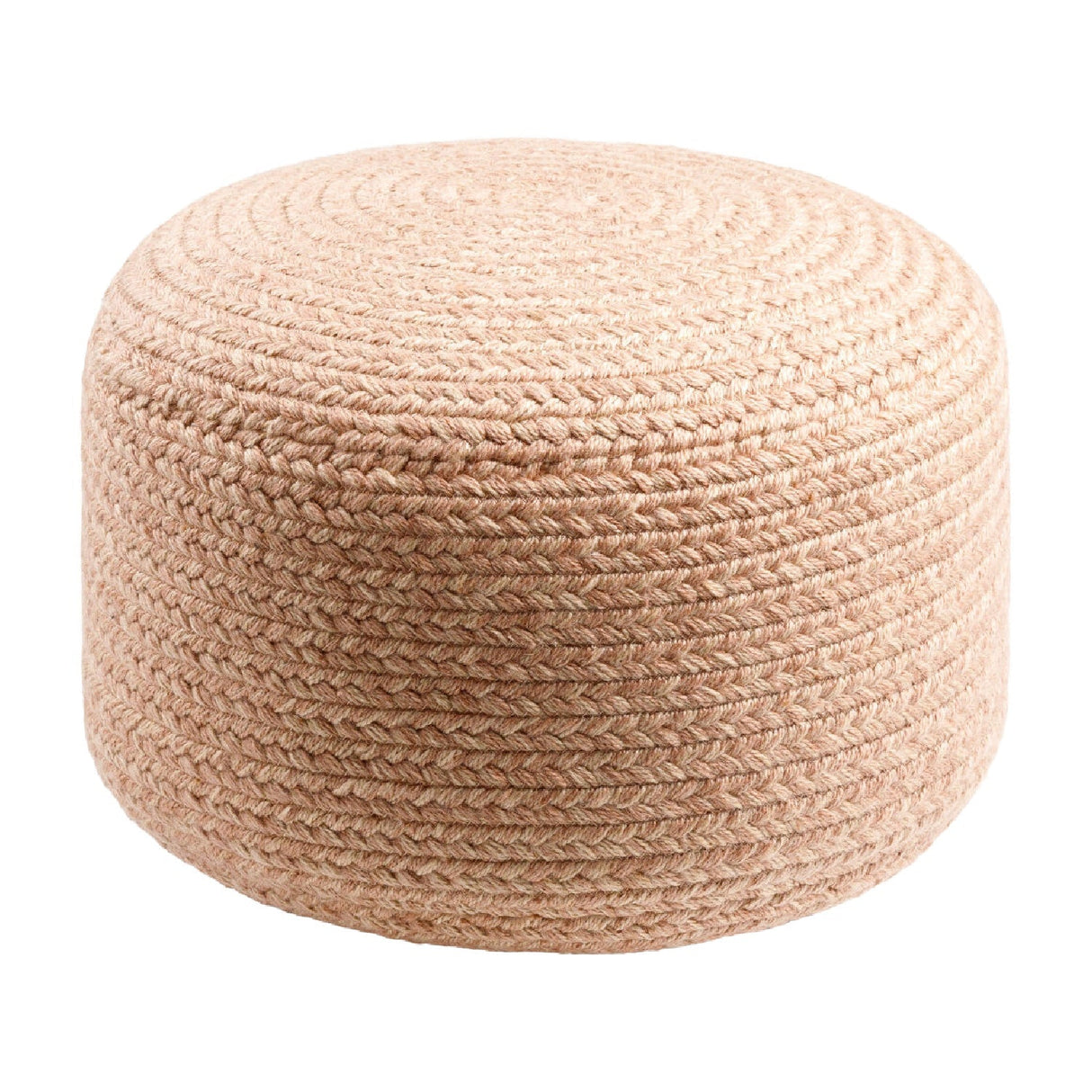 Modern furniture - Round Woven Outdoor Pouf - www.oroa.com