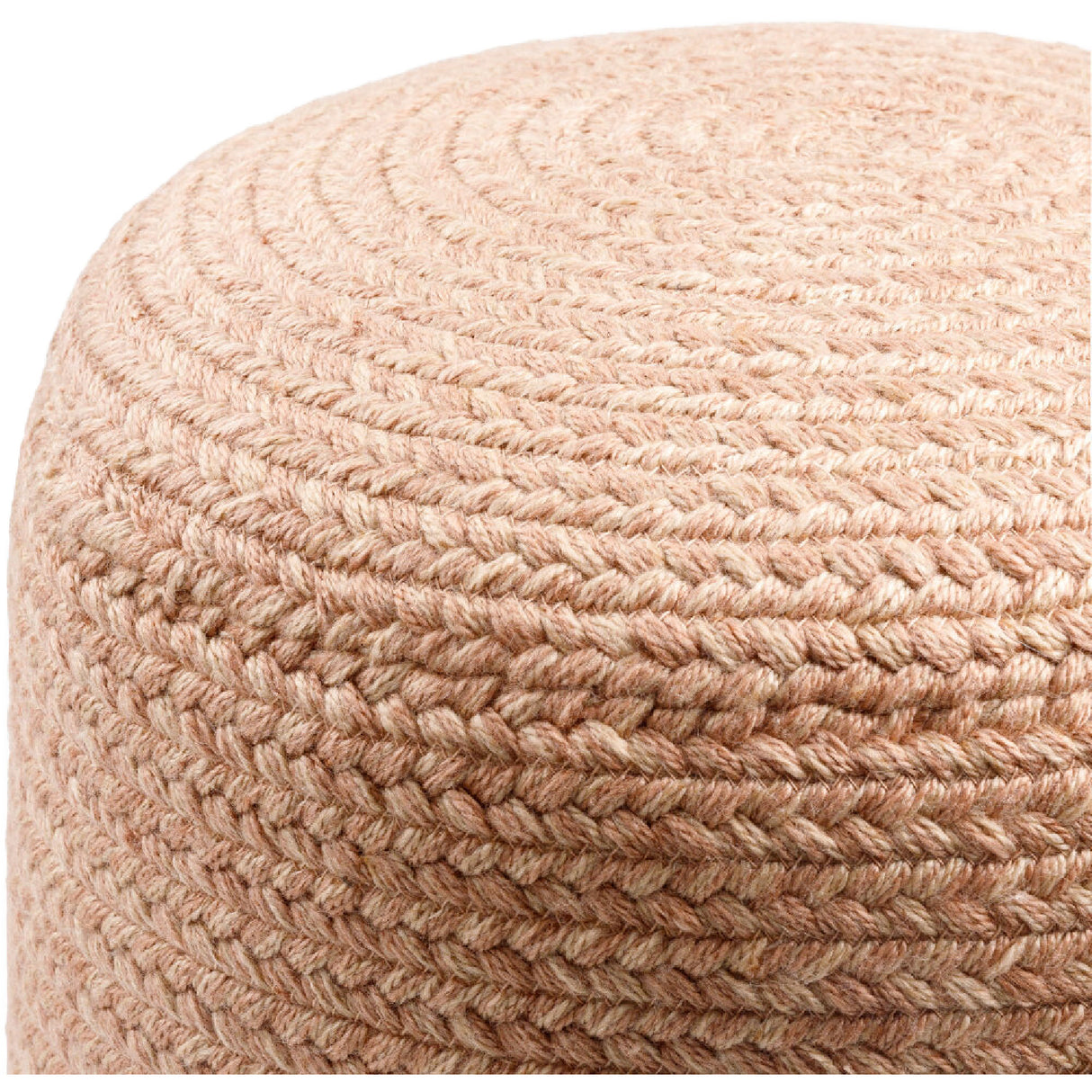 Modern furniture - Round Woven Outdoor Pouf - www.oroa.com
