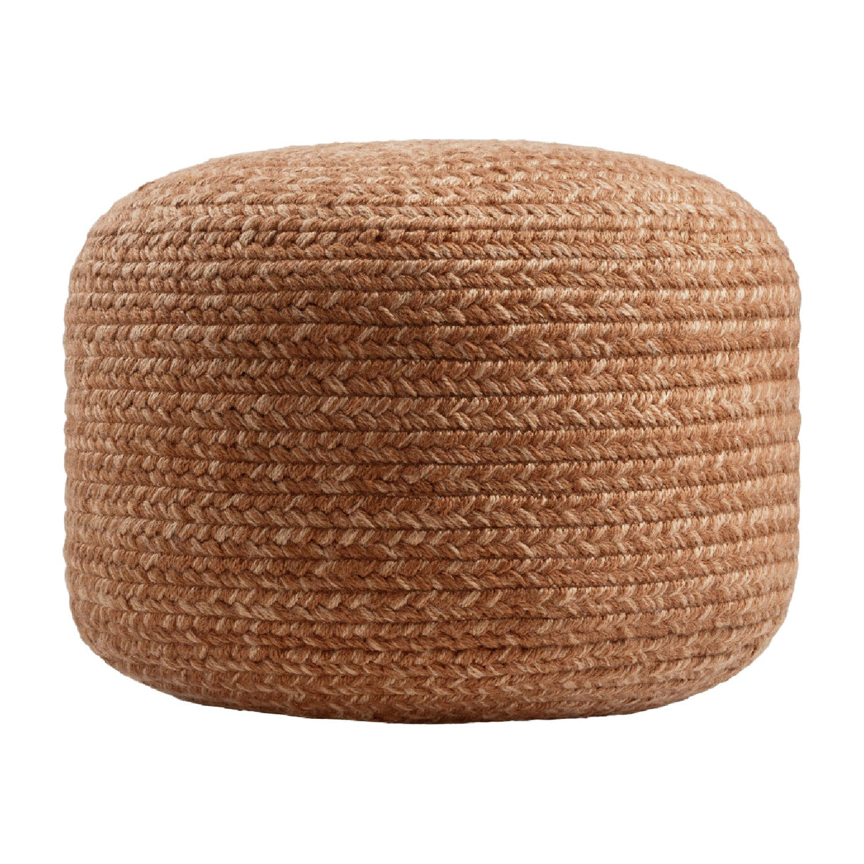 Modern furniture - Round Woven Outdoor Pouf - www.oroa.com