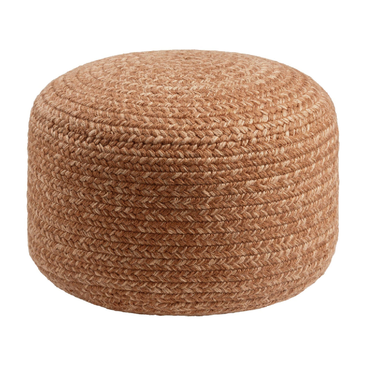 Modern furniture - Round Woven Outdoor Pouf - www.oroa.com
