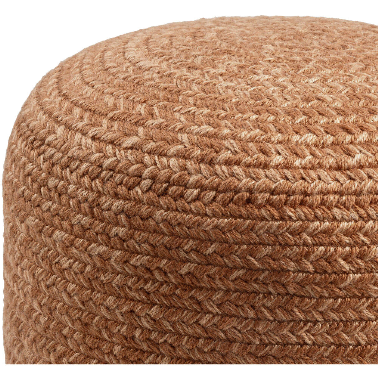 Modern furniture - Round Woven Outdoor Pouf - www.oroa.com