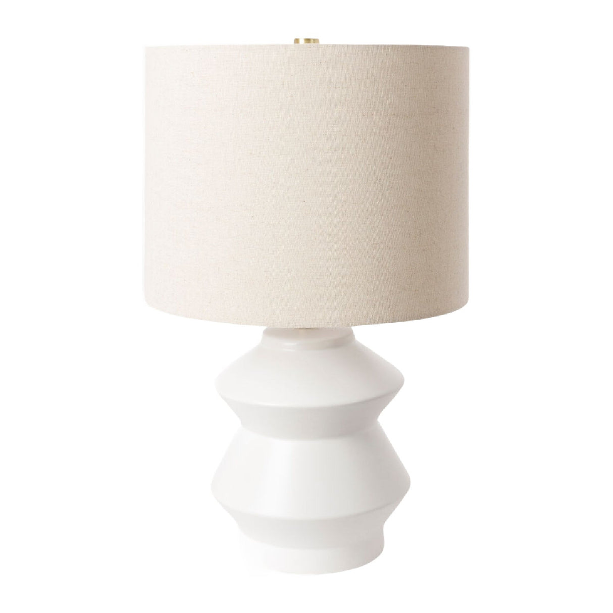 Modern European furniture - Geometrical Glazed Ceramic Table Lamp - www.oroa.com