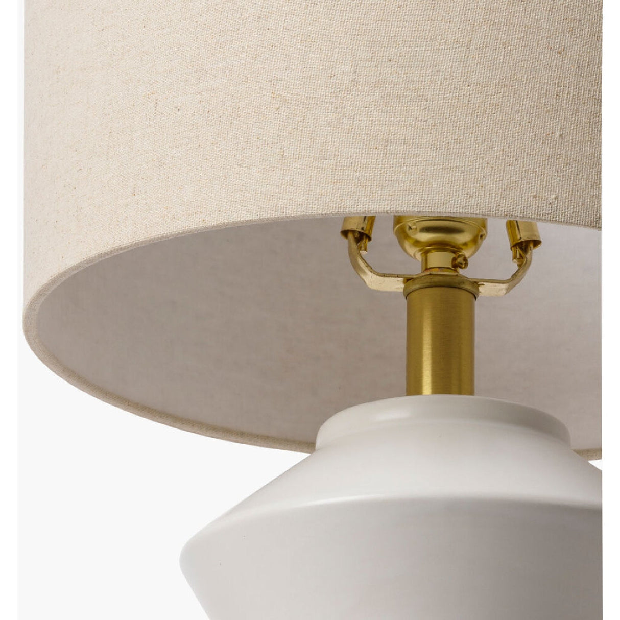 Modern European furniture - Geometrical Glazed Ceramic Table Lamp - www.oroa.com