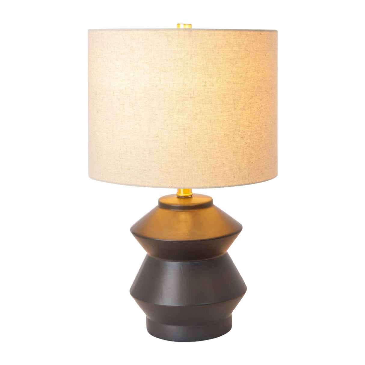 Geometrical Glazed Ceramic Table Lamp | Oroa.com