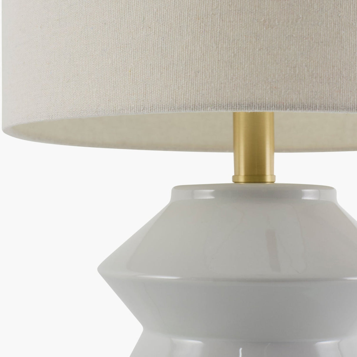 Modern European furniture - Geometrical Ceramic Accent Table Lamp - www.oroa.com