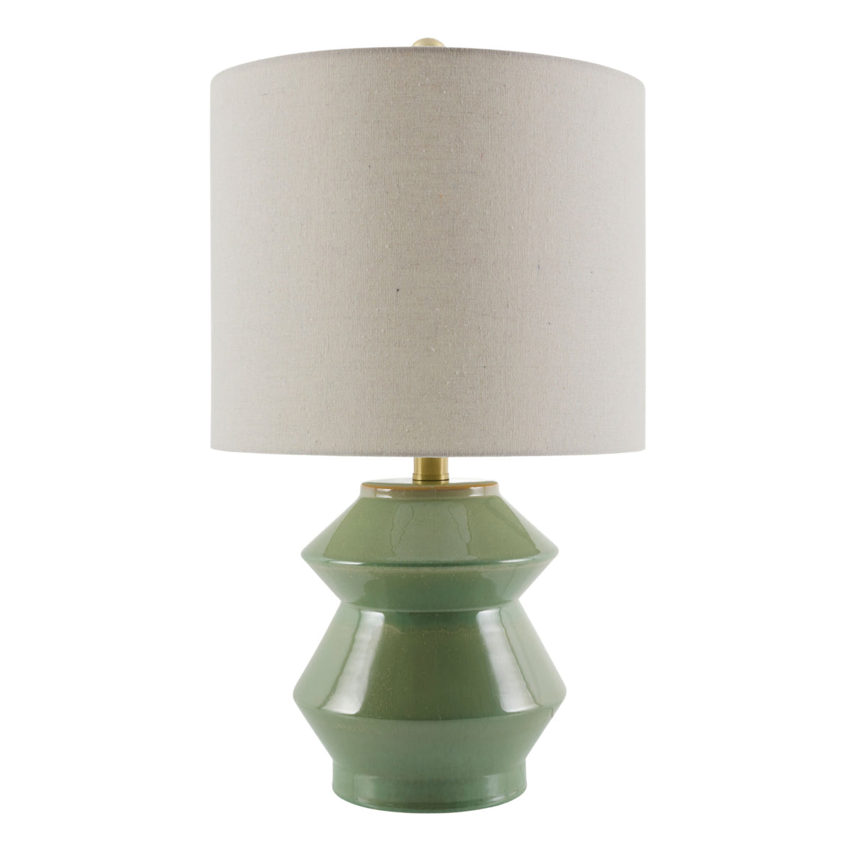 Modern European furniture - Geometrical Ceramic Accent Table Lamp - www.oroa.com