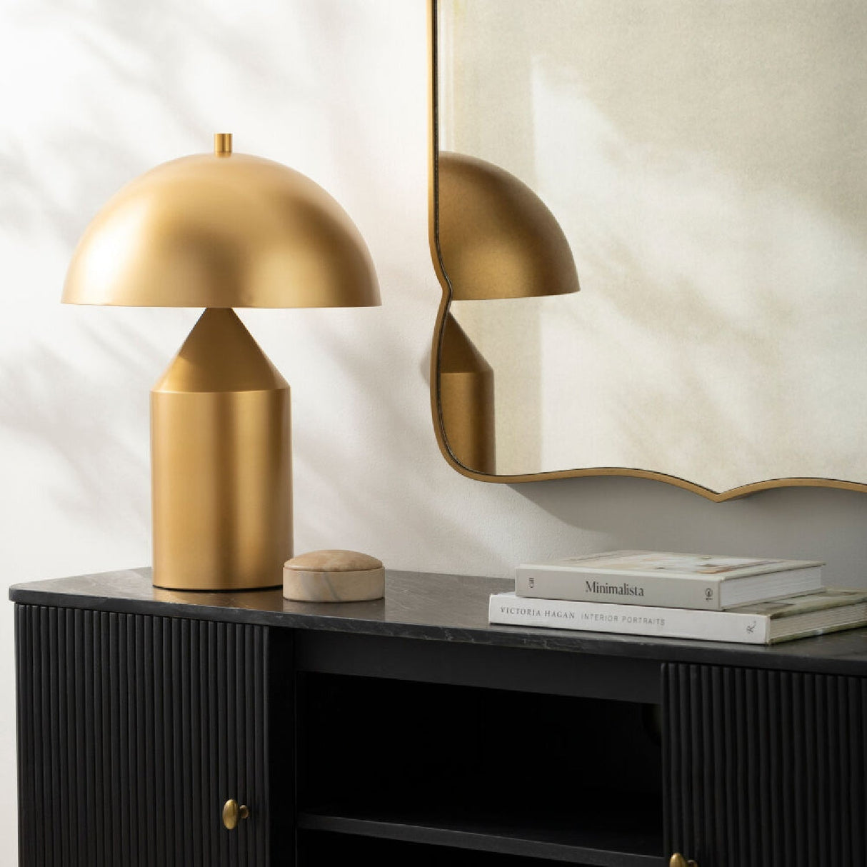 Modern European furniture - Metal Dome Table Lamp - www.oroa.com