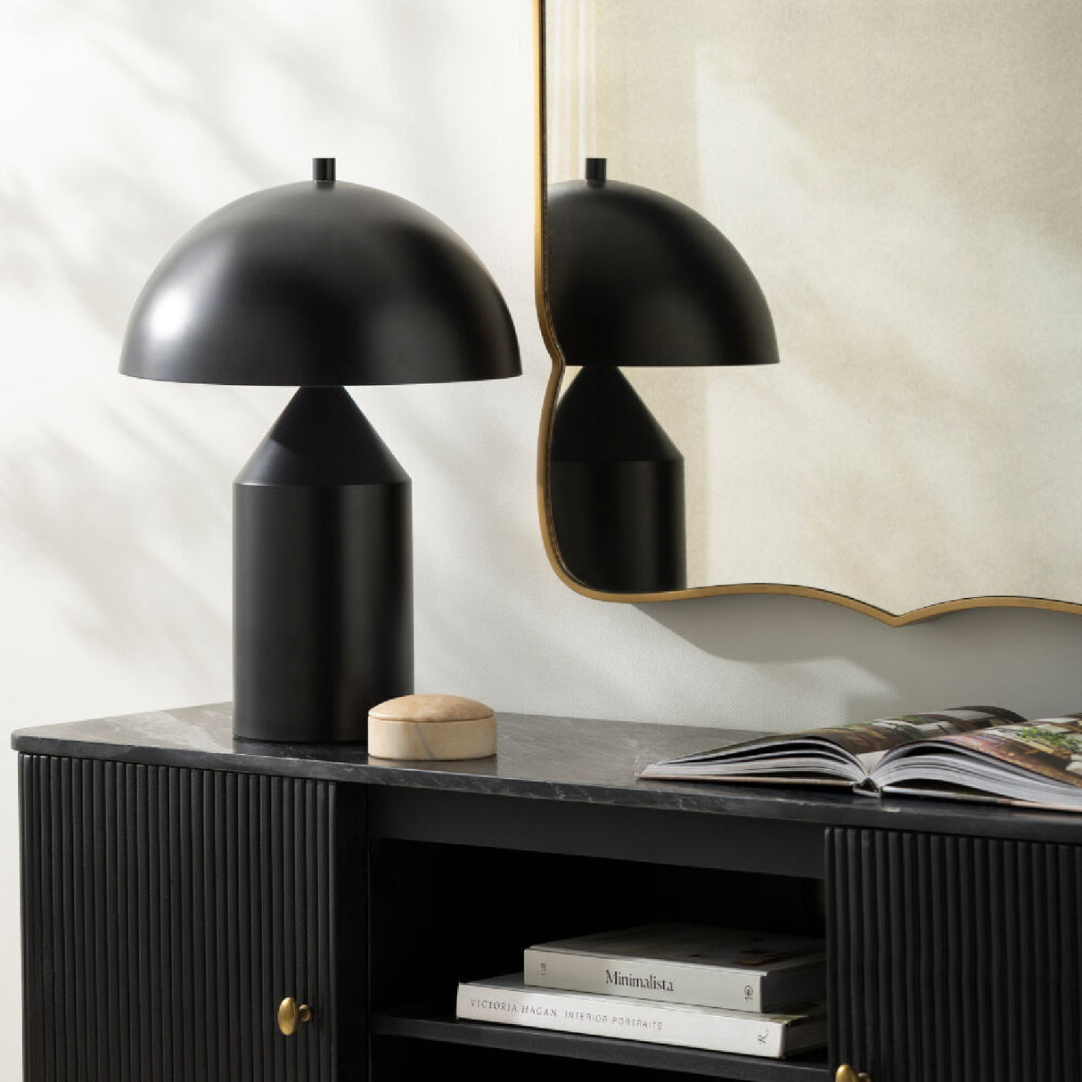 Modern European furniture - Metal Dome Table Lamp - www.oroa.com