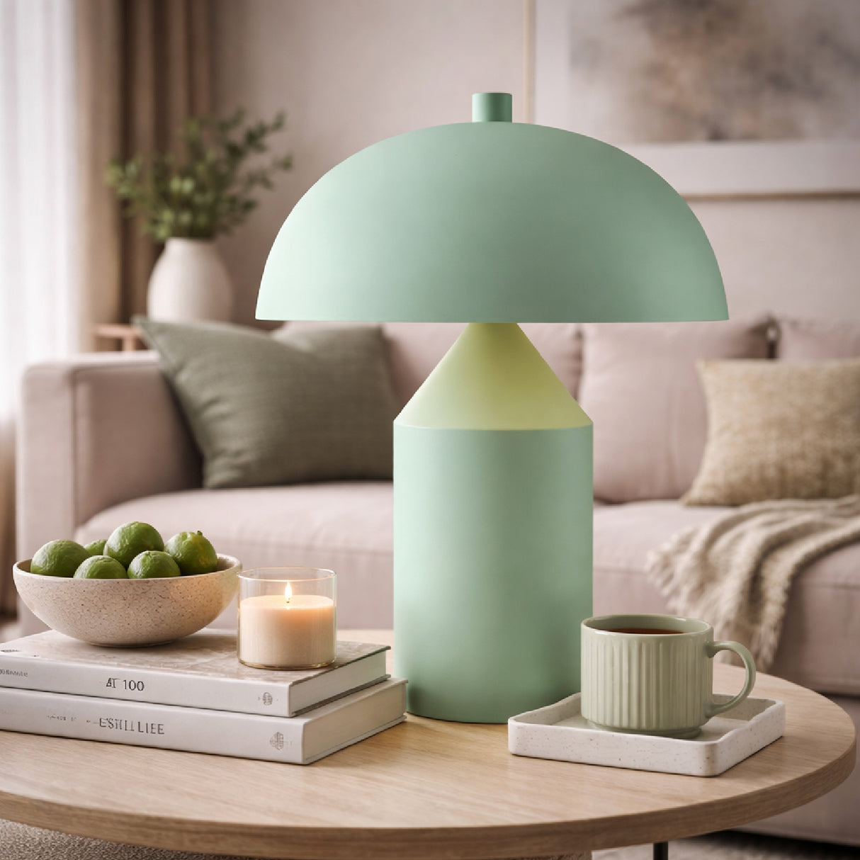 Modern European furniture - Metal Dome Table Lamp - www.oroa.com