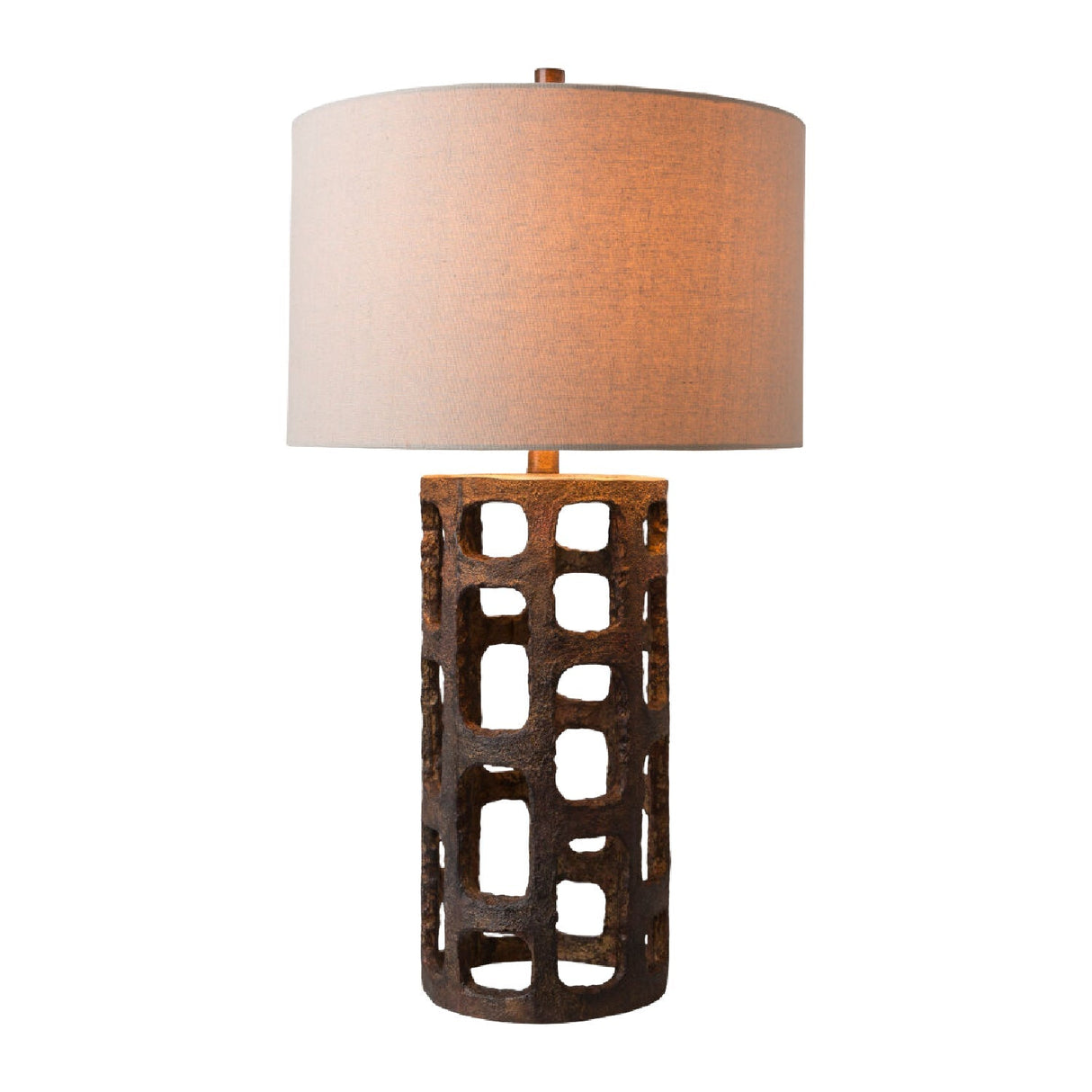 Modern European furniture - Rustic Bronze Finish Table Lamp - www.oroa.com