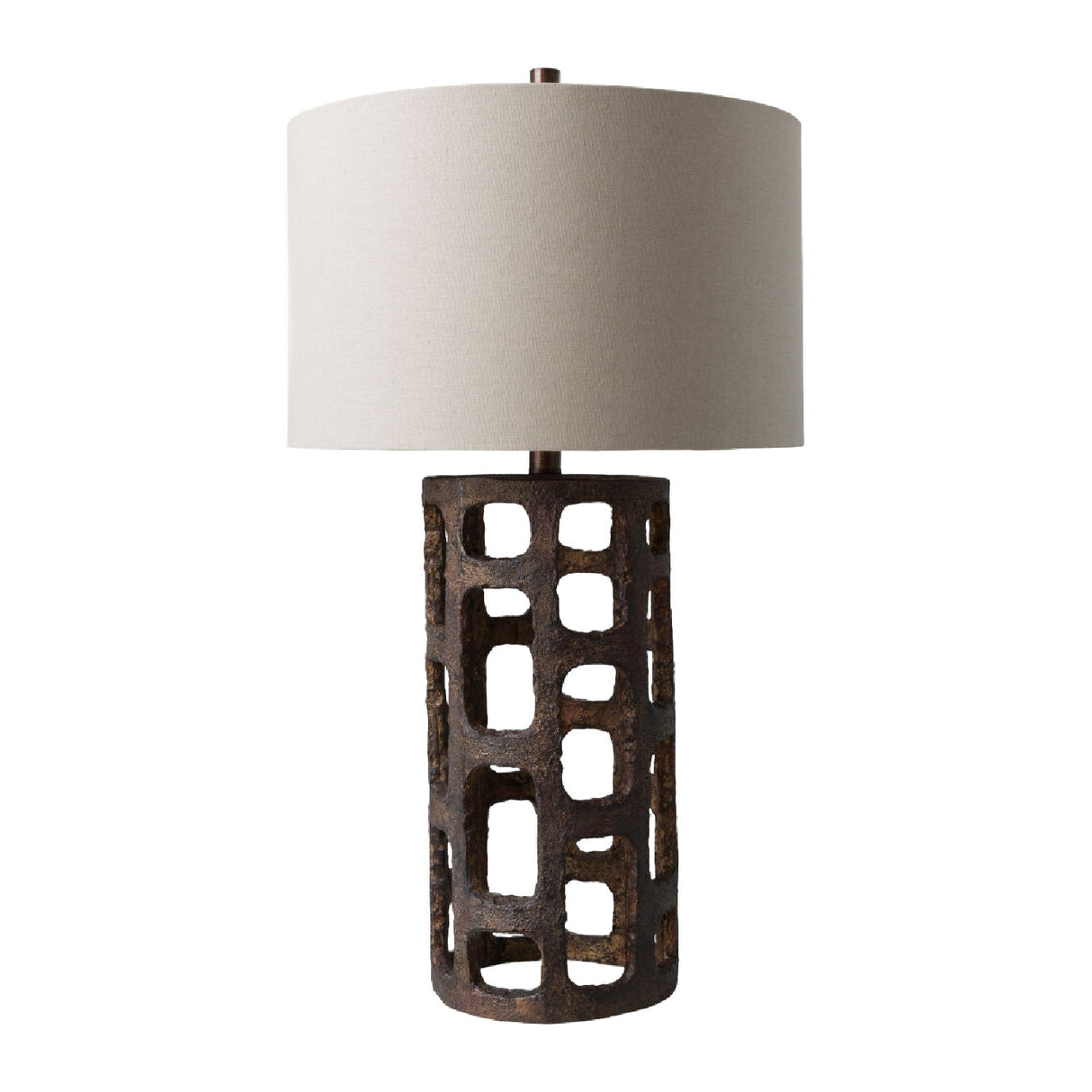 Modern European furniture - Rustic Bronze Finish Table Lamp - www.oroa.com