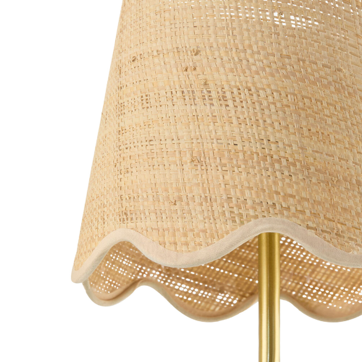 Modern European furniture - Scalloped Rattan Wall Lamp - www.oroa.com