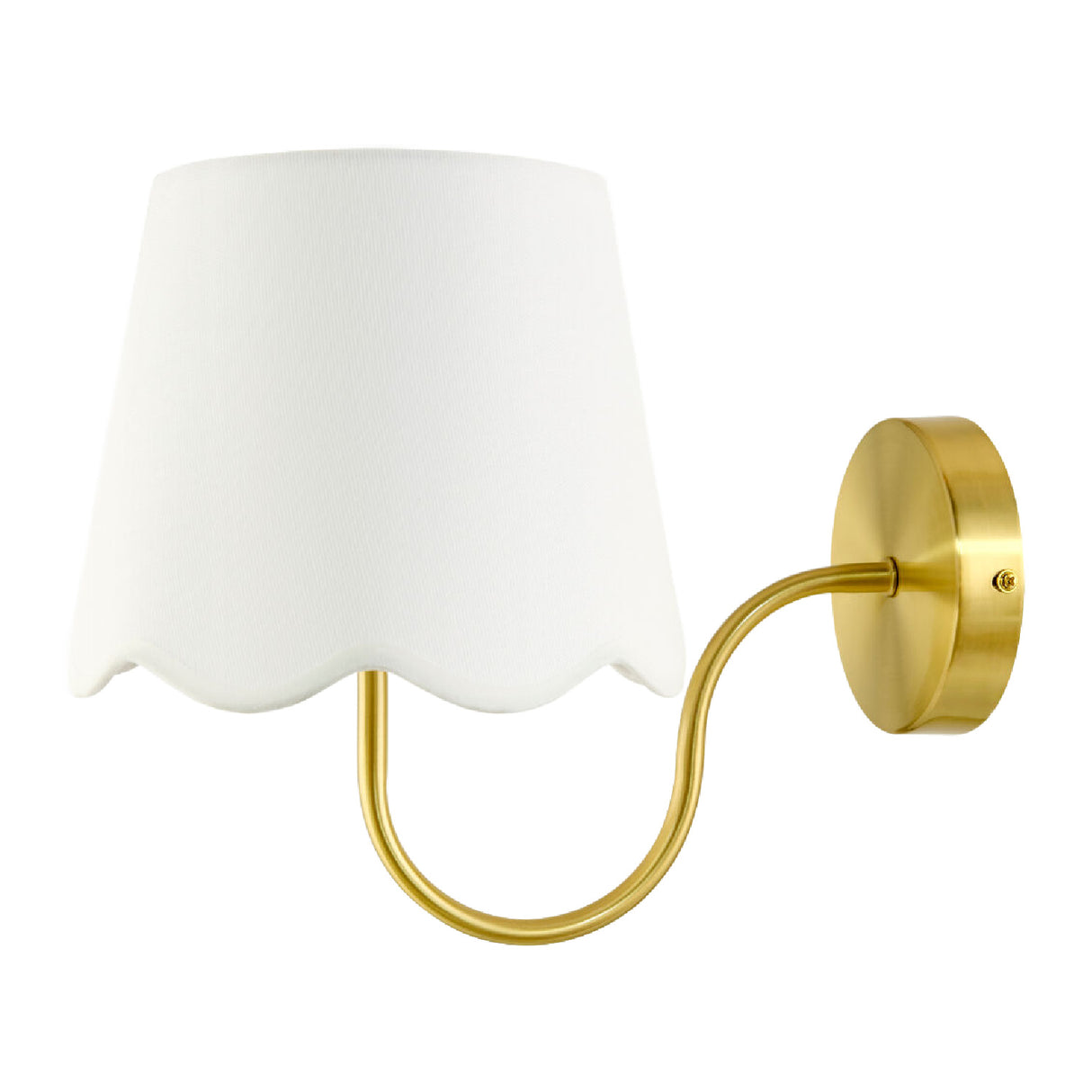 Modern European furniture - Scalloped Linen Wall Lamp - www.oroa.com | Oroa.com