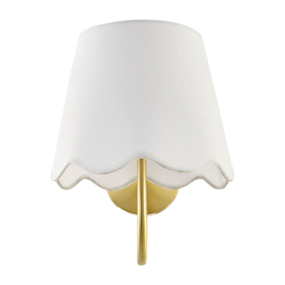 Modern European furniture - Scalloped Linen Wall Lamp - www.oroa.com