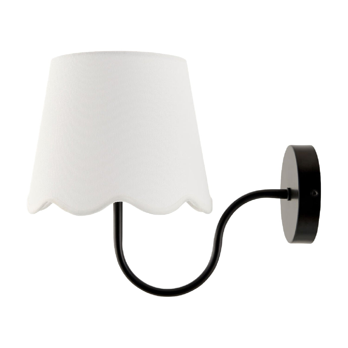 Modern European furniture - Scalloped Linen Wall Lamp - www.oroa.com