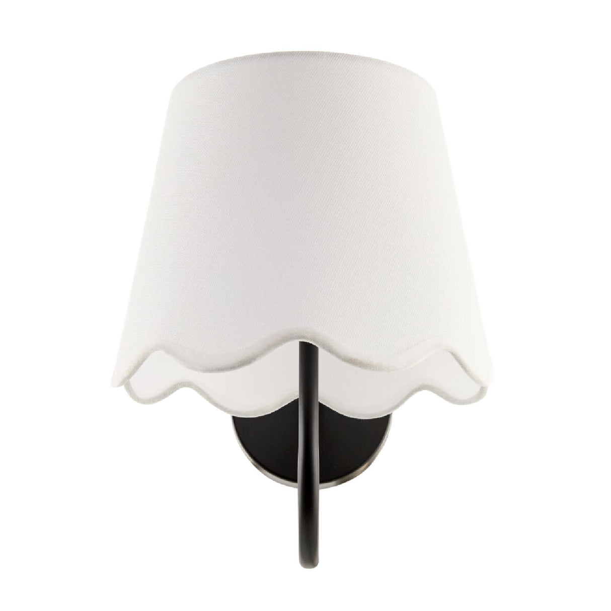 Modern European furniture - Scalloped Linen Wall Lamp - www.oroa.com