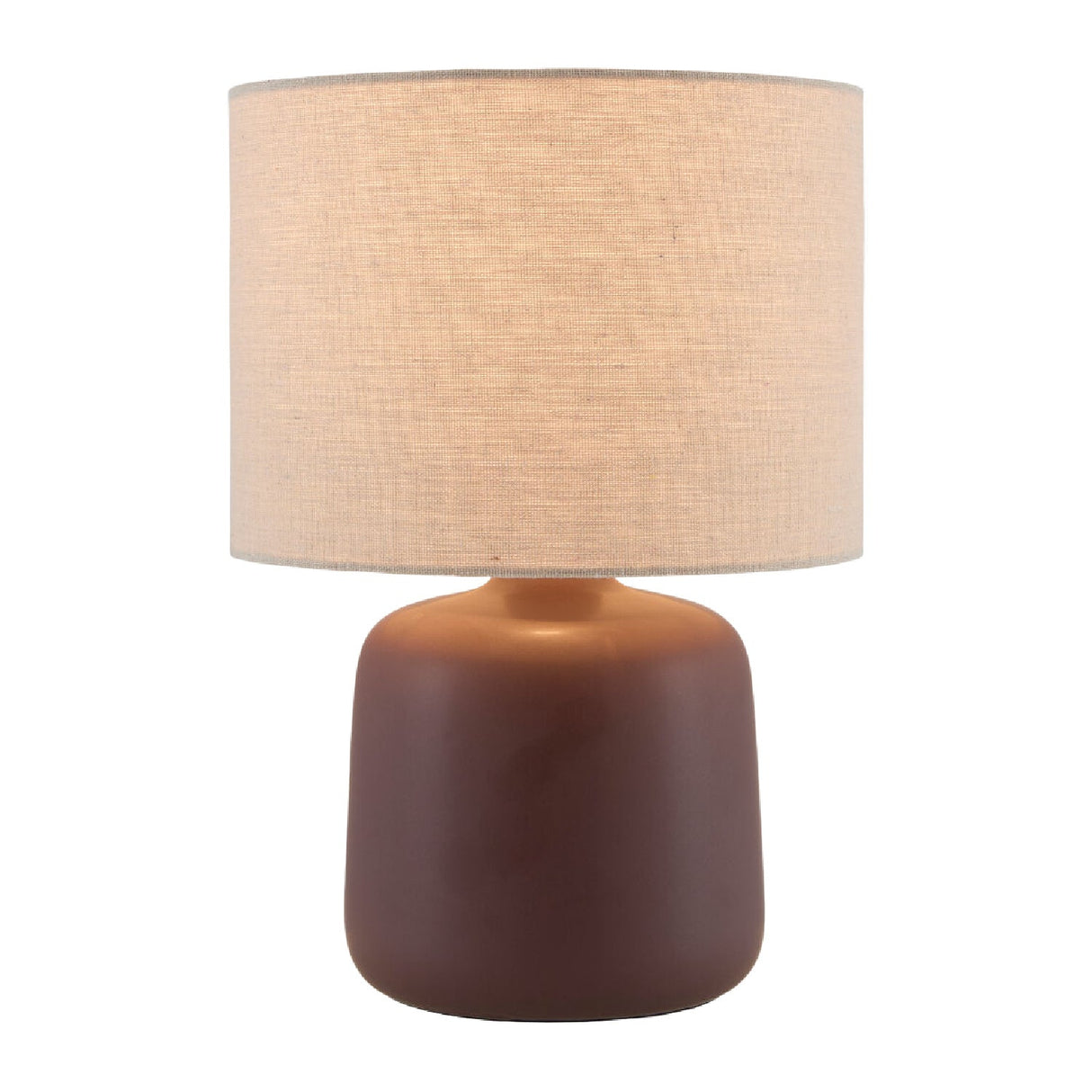 Modern European furniture - Beige Linen Ceramic Table Lamp S - www.oroa.com