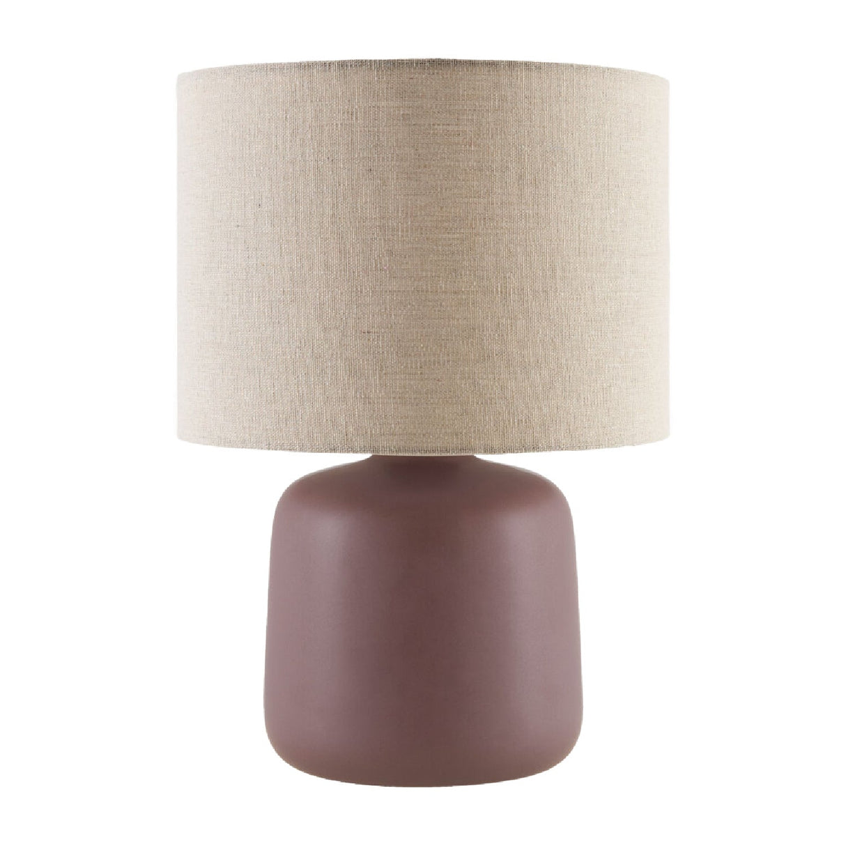 Modern European furniture - Beige Linen Ceramic Table Lamp S - www.oroa.com