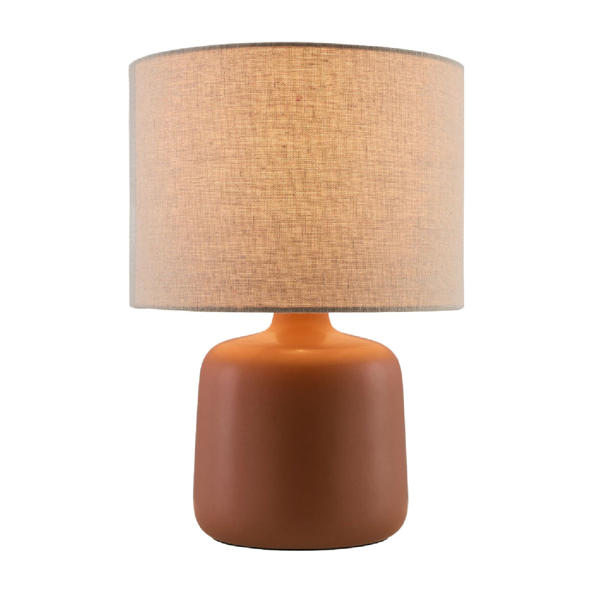 Modern European furniture - Beige Linen Ceramic Table Lamp S - www.oroa.com