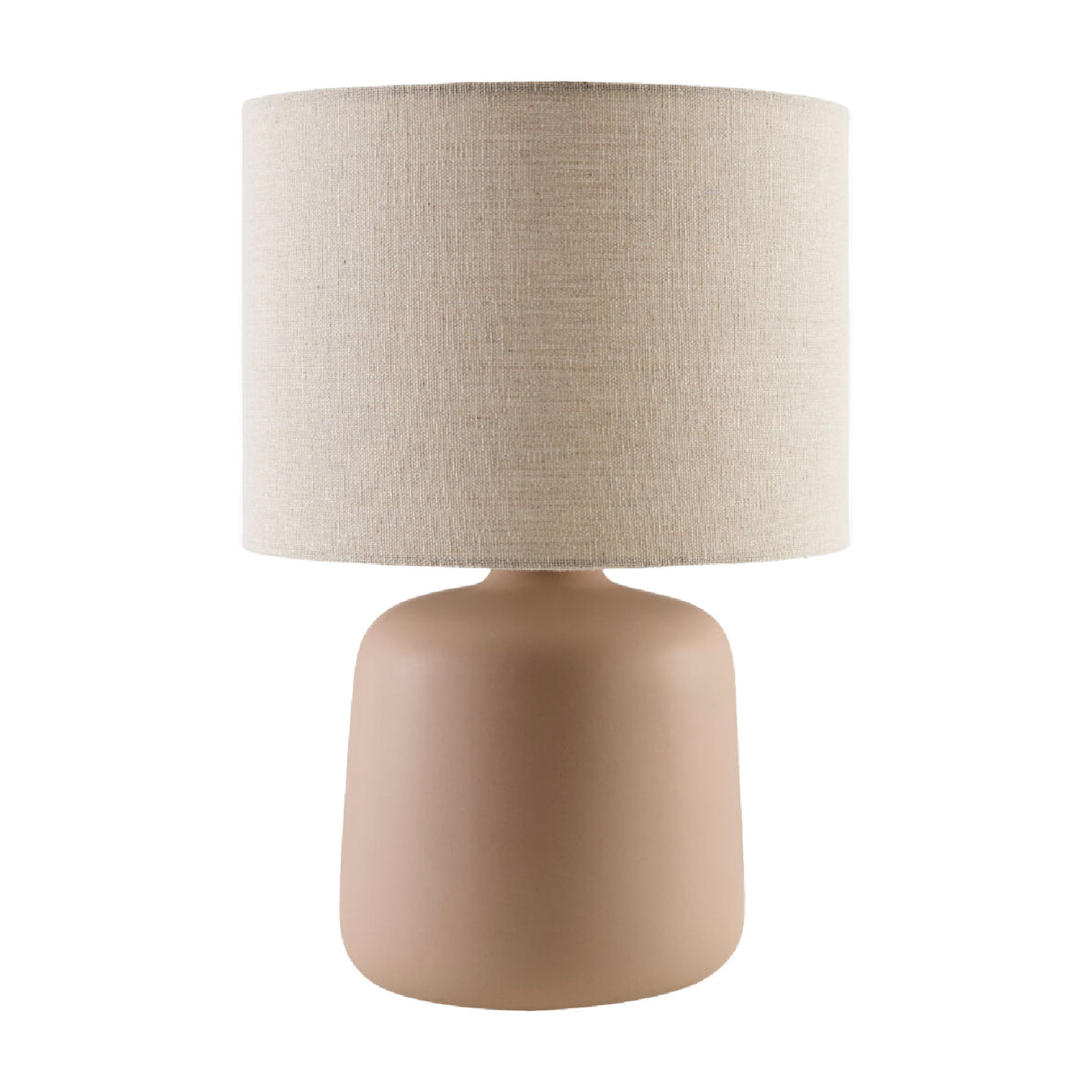 Modern European furniture - Beige Linen Ceramic Table Lamp S - www.oroa.com