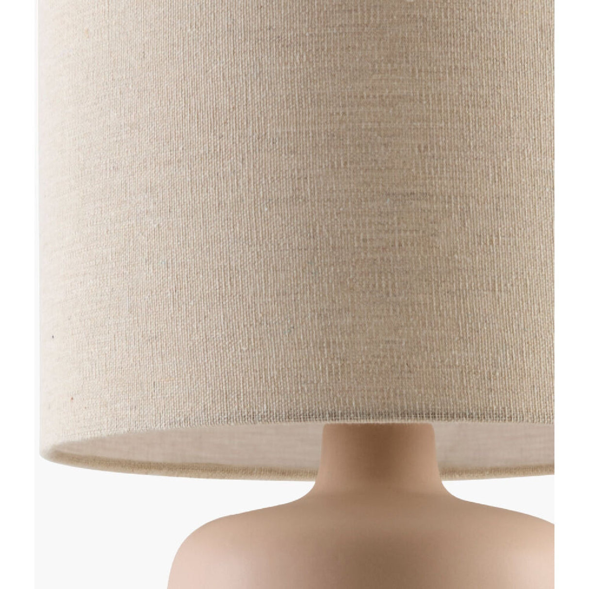 Modern European furniture - Beige Linen Ceramic Table Lamp S - www.oroa.com