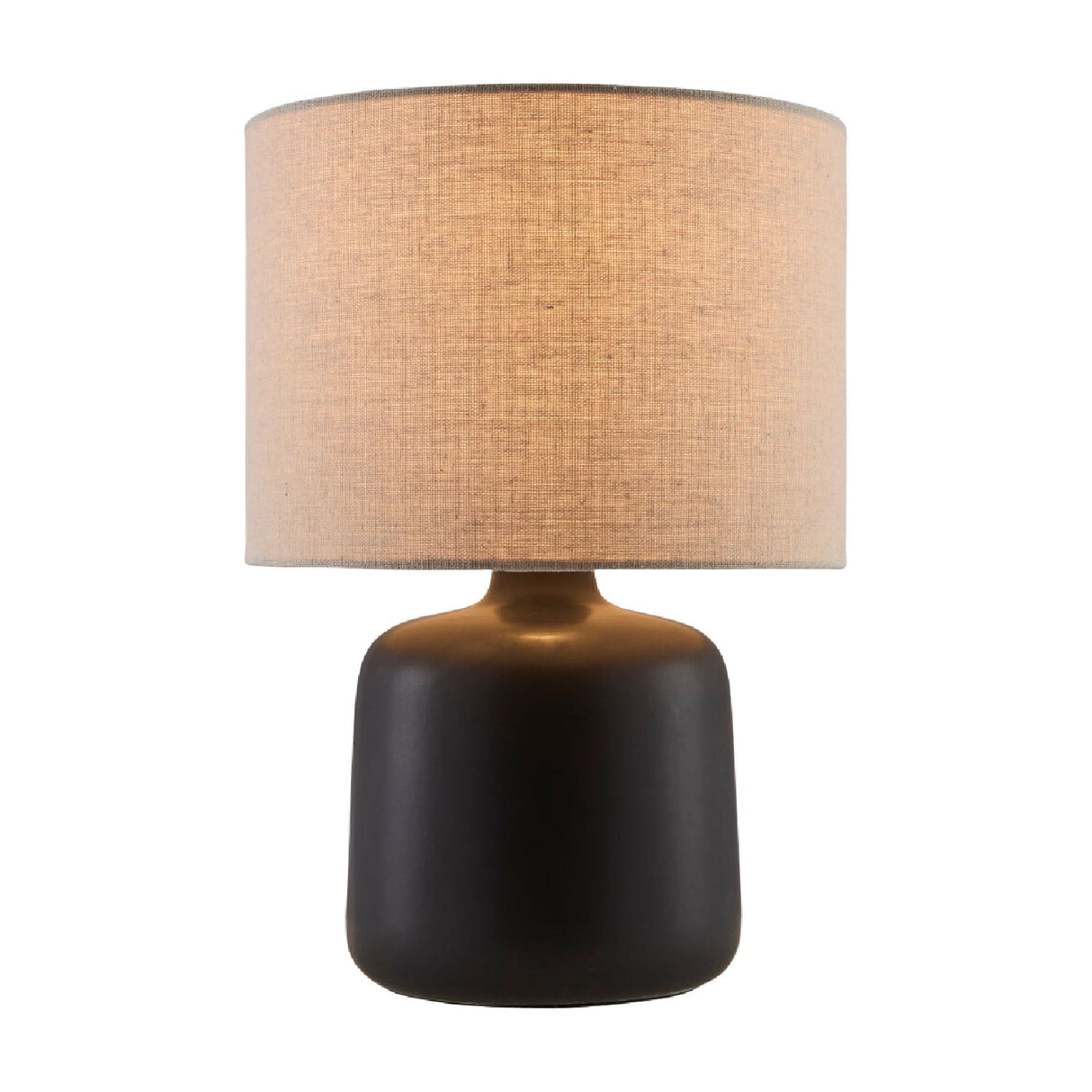 Modern European furniture - Beige Linen Ceramic Table Lamp S - www.oroa.com
