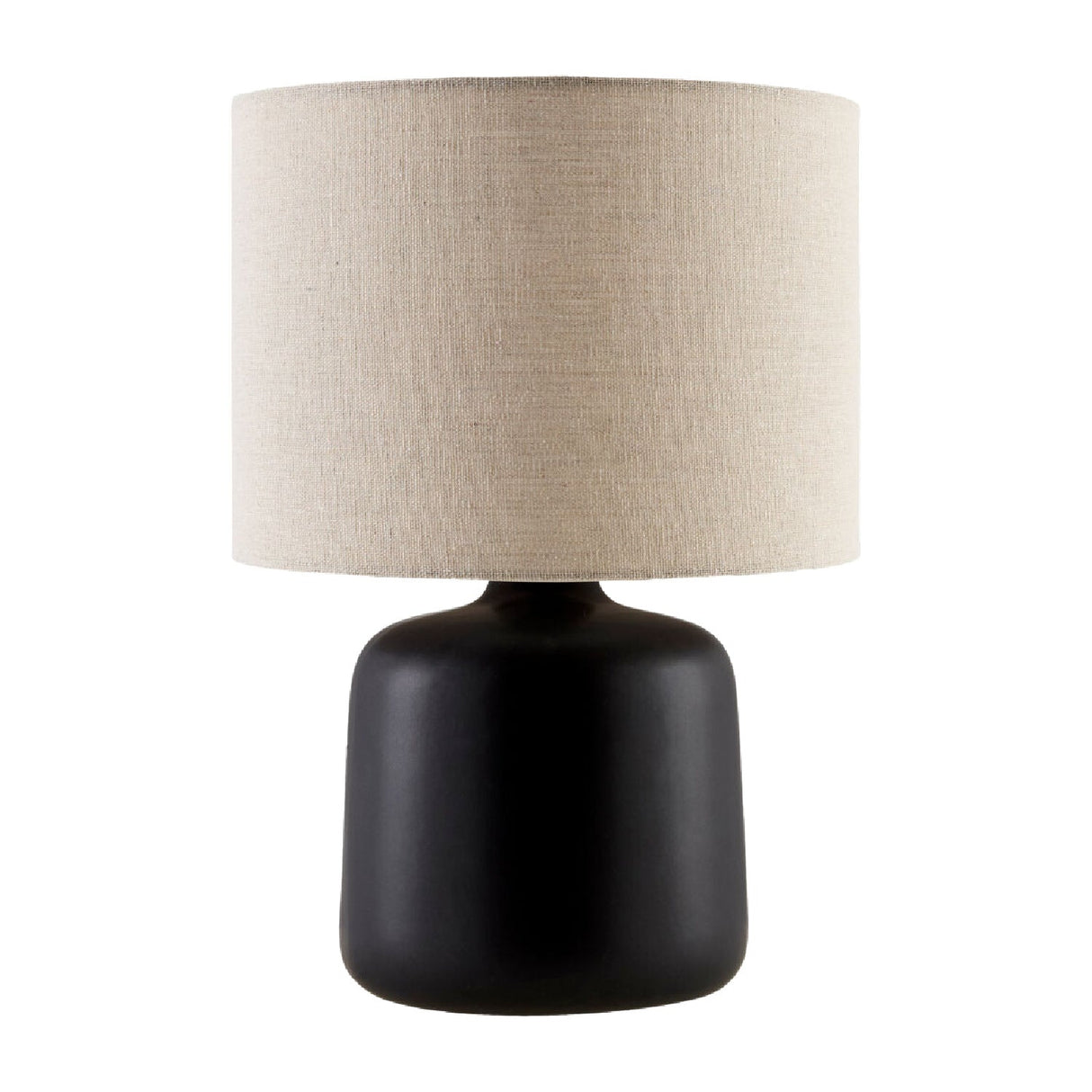 Modern European furniture - Beige Linen Ceramic Table Lamp S - www.oroa.com
